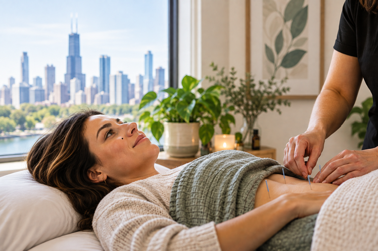 Needle & Glow Cosmetic Acupuncture, Microneedling and Natural Skincare in Chicago | Fertility Acupuncture in Chicago: What to Know When You’re Trying to Conceive Fertility Acupuncture in Chicago
